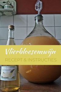 Vlierbloesemwijn recept